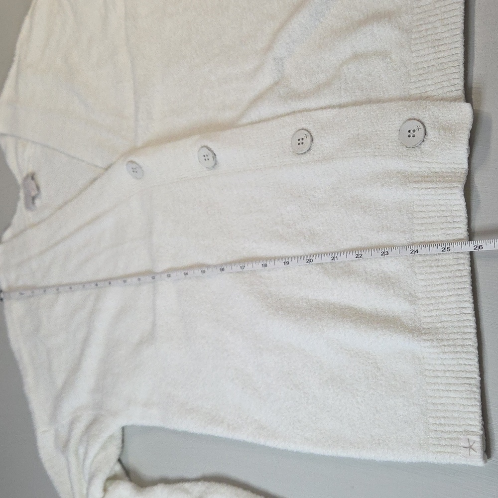 Barefoot Dreams CozyChic Lite Cable Button Cardigan - Picture 9 of 10